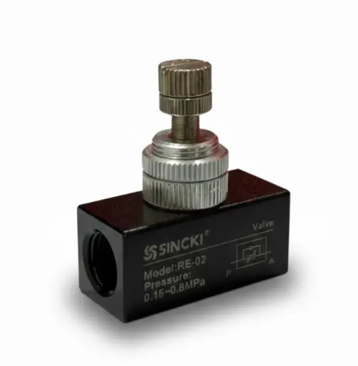 RE-02 AIRMIXS Pneumatic Flow Control Valve 1/4"