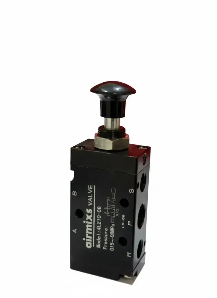 4L210-08 AIRMIXS Push-Pull Valve 1/4"
