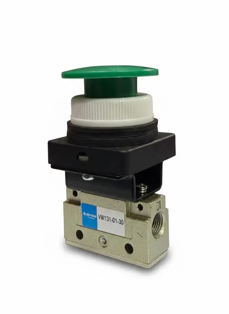 [VM131-01-30] VM131-01-30 AIRMIXS Mechanical Push Button Valve 1/8"