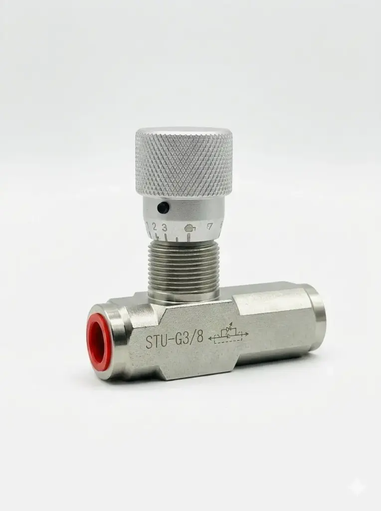 [STU-G3/8] STU-G3/8 AIRMIXS Stainless Steel Flow Control Valve