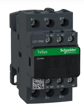 TeSys D contactor - 3P(3 NO) - AC-3 - <= 440 V 32 A - 220 V AC coil Schnieder : LC1D32M7 الكونتاكتور المغناطيسي