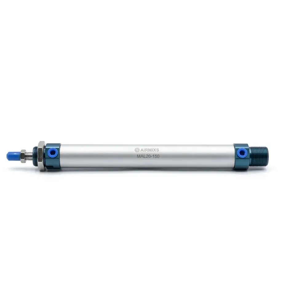 AIRMIXS MAL20-150 Aluminum Alloy Mini Round Cylinder