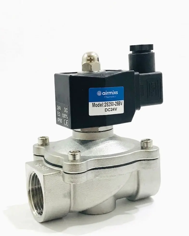 AIRMIXS 2S250-25BV 1" Stainless Steel Solenoid Valve