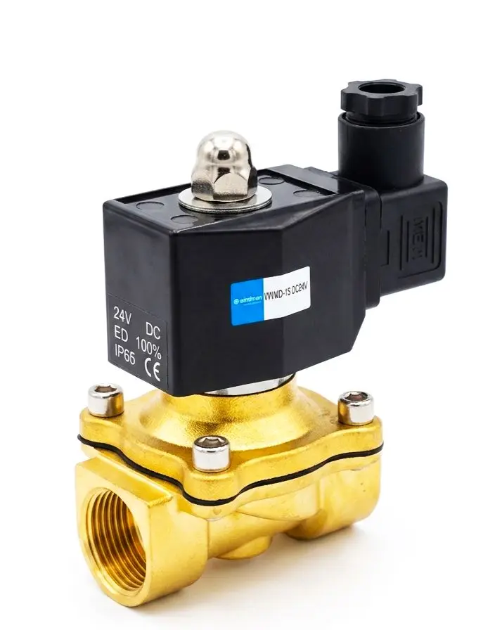 AIRMIXS 2WUD-15 DC 24V Brass Solenoid Valve