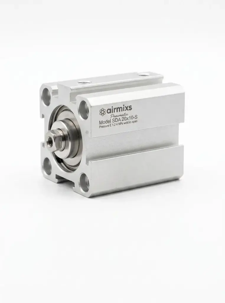 [SDA 20-10-S] AIRMIXS SDA 20-10-S Compact Double-Acting Pneumatic Cylinder