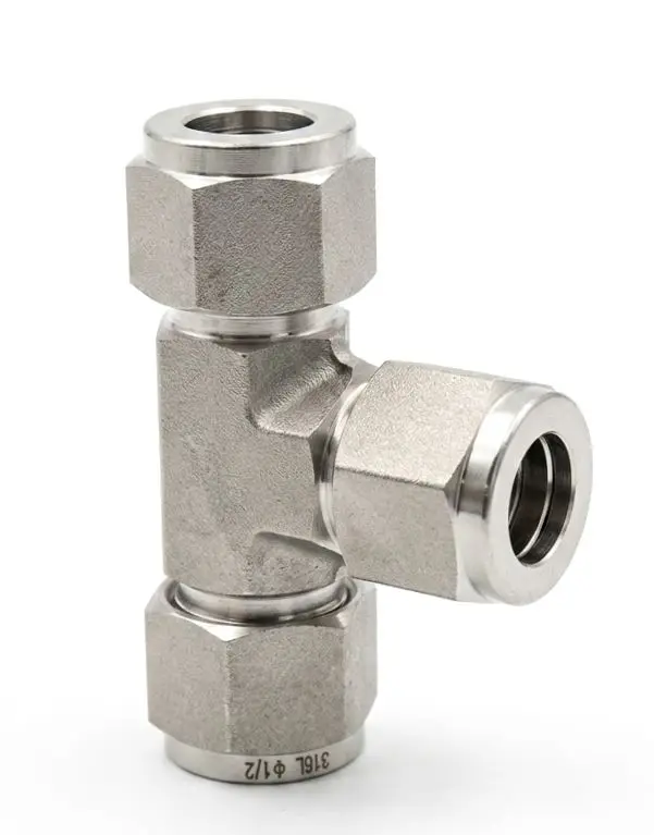 TKT-PE1/2 AIRMIXS High-Precision 316L Stainless Steel Union Tee Fitting