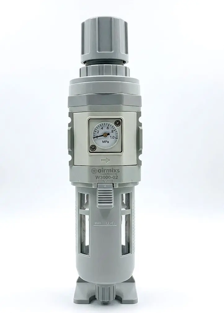 [W3000-02] AIRMIXS W3000-02-G 1/4" Compact Pneumatic Filter Regulator