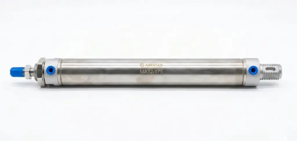 AIRMIXS MA32-175 Stainless Steel Mini Air Cylinder
