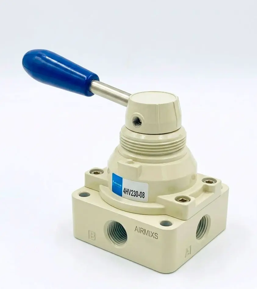 [4HV230-08] AIRMIXS 4HV230-08 Hand Lever Rotary Control Valve (4/3 Way - G1/4")