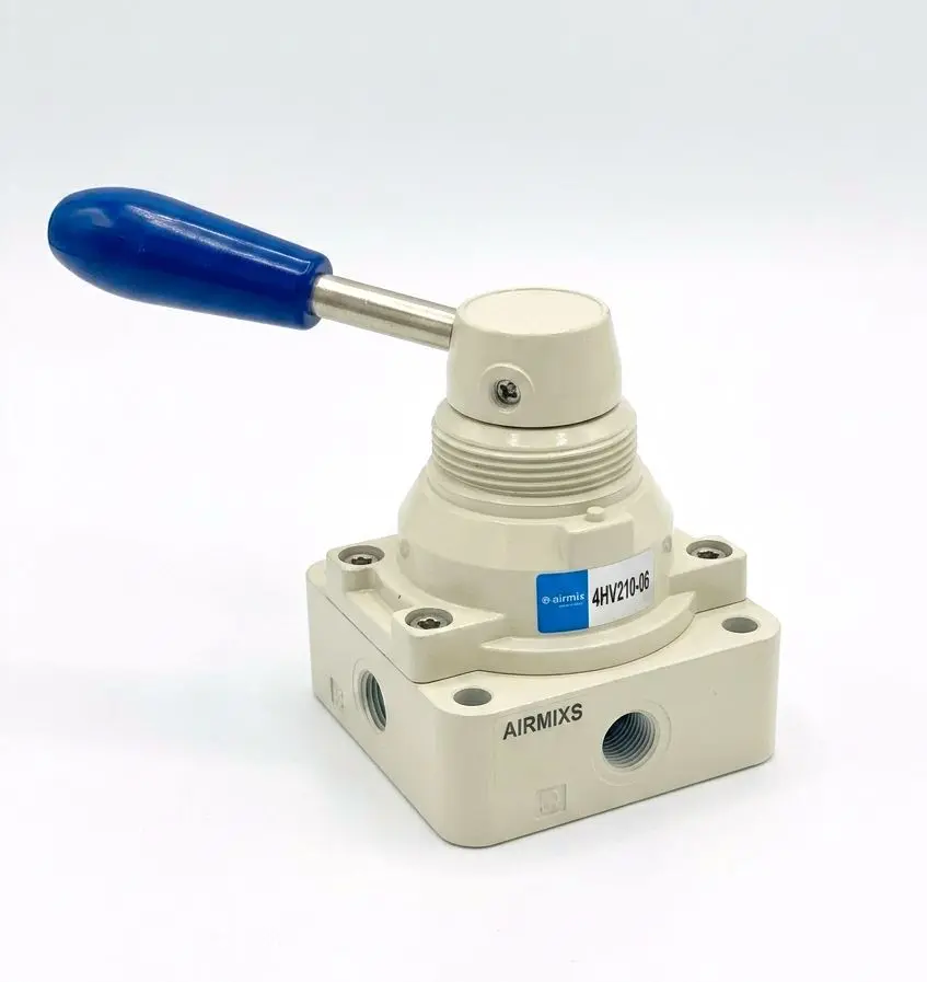 [4HV210-06] AIRMIXS 4HV210-06 Hand Lever Rotary Control Valve (4/3 Way)