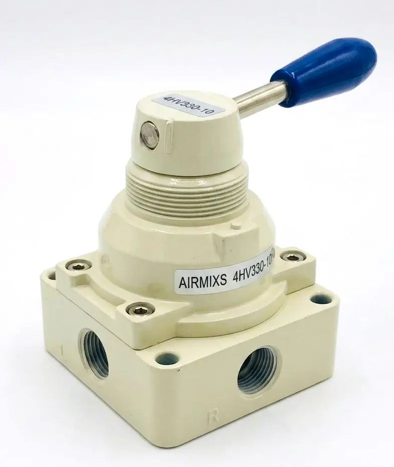 [4HV330-10] 4HV330-10 AIRMIXS Hand Lever Rotary Control Valve (4/3 Way)