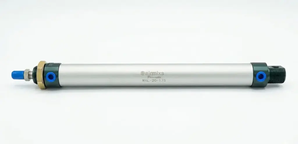 AIRMIXS MAL-20-175 Aluminum Alloy Mini Round Cylinder